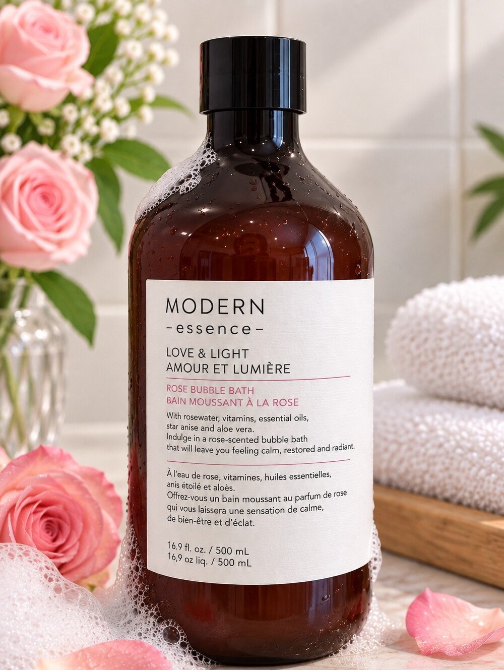 💙 Love & Light - BRAND NEW Rose Bubble Bath